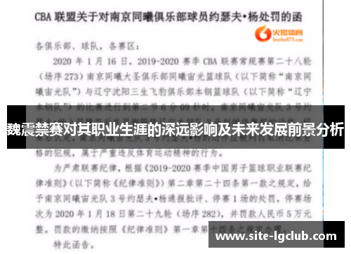 魏震禁赛对其职业生涯的深远影响及未来发展前景分析